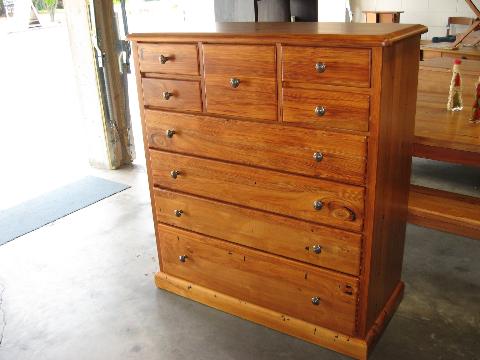 recycled rimu bedroom furniture