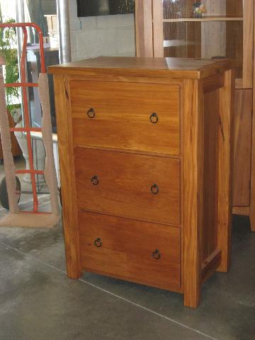 recycled rimu desks/filing cabs