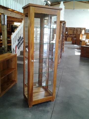 recycled rimu display cabinets