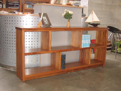 recycled rimu display cabinets