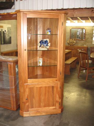 recycled rimu display cabinets