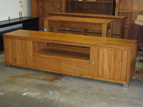 recycled rimu entertainment units