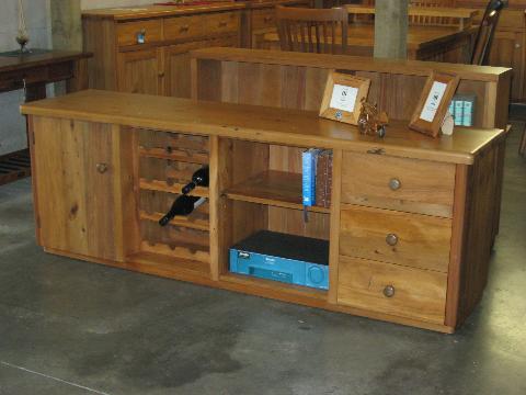 recycled rimu entertainment units