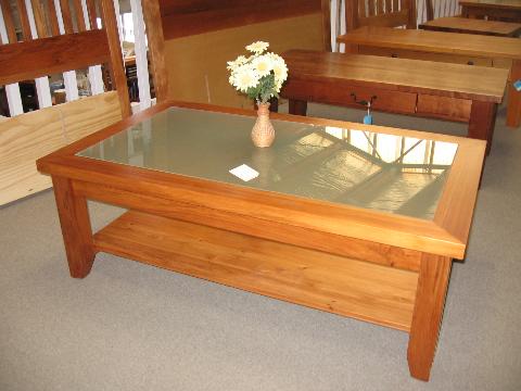 recycled rimu coffee tables