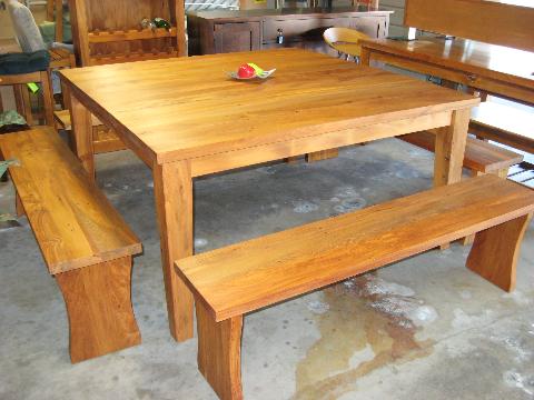 recycled rimu dining tables