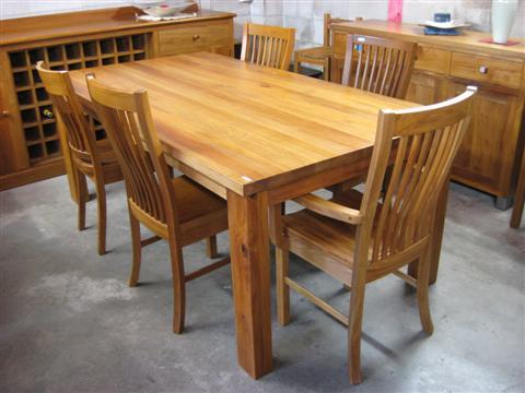 recycled rimu dining tables