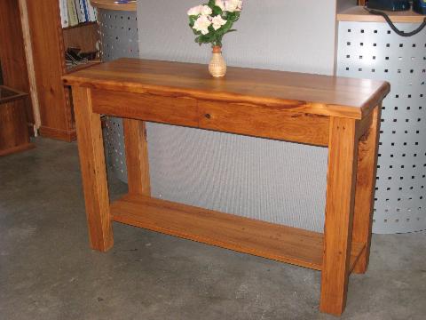 recycled rimu hall tables