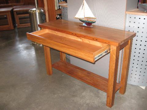 recycled rimu hall tables