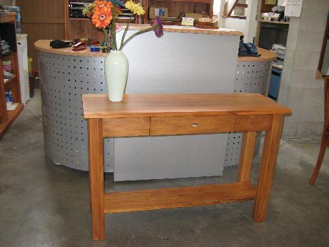 recycled rimu hall tables