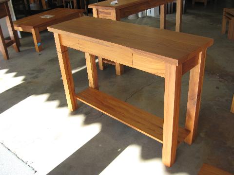 recycled rimu hall tables