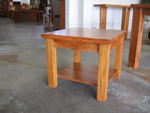 recycled rimu lamp tables