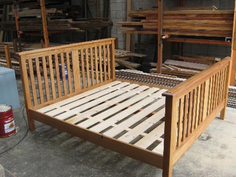 recycled rimu beds and headboards