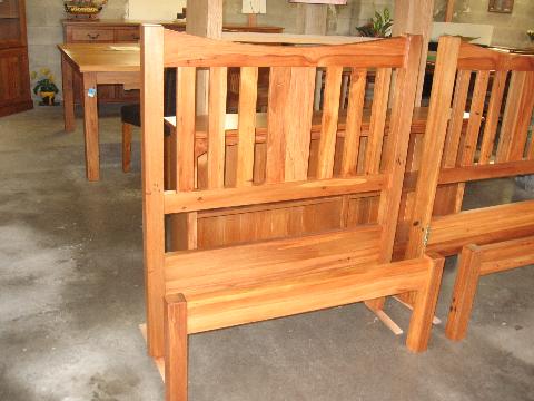 recycled rimu beds and headboards