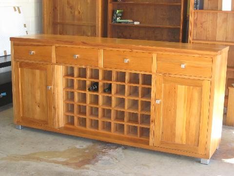 recycled rimu buffets and hutches
