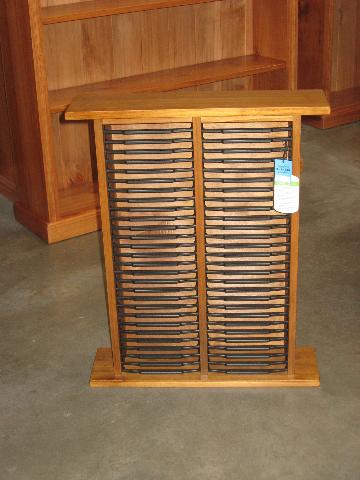 pine CD/DVD rack & storage